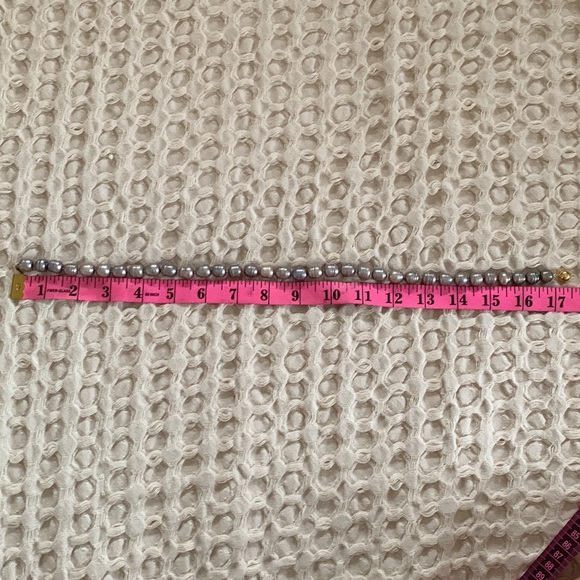 17” Gorgeous Gray Baroque Pearls. Knotted string of pearls. 🦪🦪🦪 - Picture 5 of 5